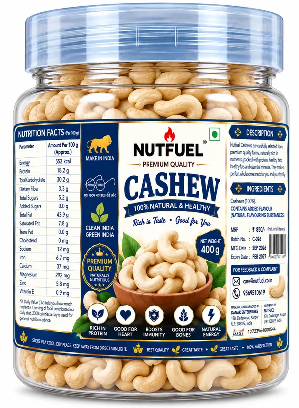 Premium_Cashew_400_Gm_Crunchy_Fresh_Kaju_rich_in_Protein_Fiber_Healthy_Fats_Dry_Fruit