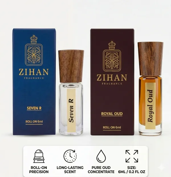 Zihan_Royal_Oud_Fragrance_Roll-On_Perfume_Oil__And_Seven_R_Perfume_Oil_Roll-On_By_Zihan_Fragrance_-_6Ml_Pack_Of_2