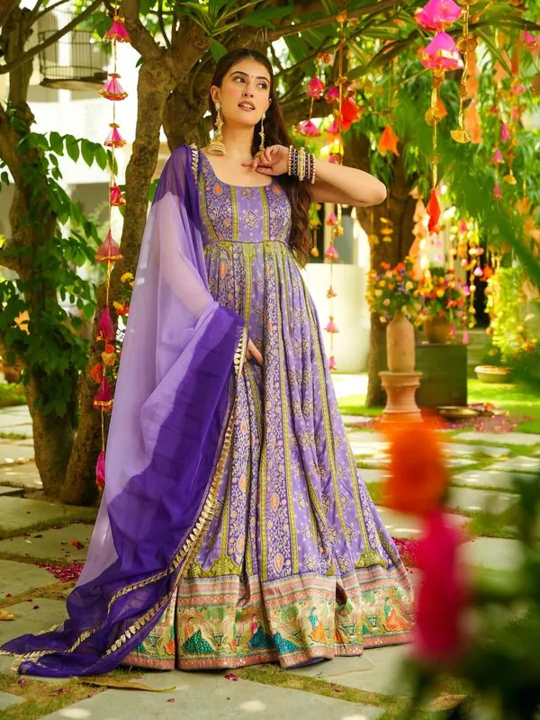 Purple_And_Blue_Premium_And_Fancy_Design_Heavy_Chinon_Silk_Anarkali_Gown_Set_For_Women