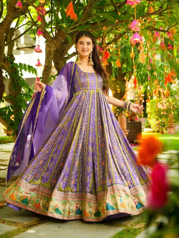 Purple_And_Blue_Premium_And_Fancy_Design_Heavy_Chinon_Silk_Anarkali_Gown_Set_For_Women