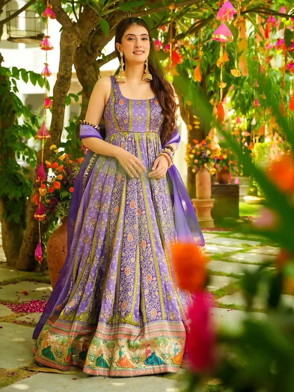 Purple_And_Blue_Premium_And_Fancy_Design_Heavy_Chinon_Silk_Anarkali_Gown_Set_For_Women