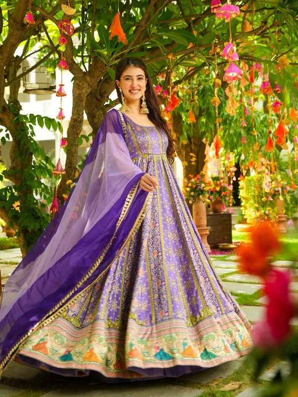 Purple_And_Blue_Premium_And_Fancy_Design_Heavy_Chinon_Silk_Anarkali_Gown_Set_For_Women