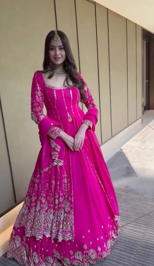 Pink_Premium_And_Fancy_Design_Faux_Georgette_Lehenga_Set_For_Women