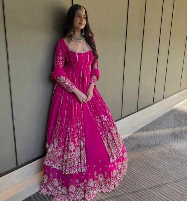 Pink_Premium_And_Fancy_Design_Faux_Georgette_Lehenga_Set_For_Women
