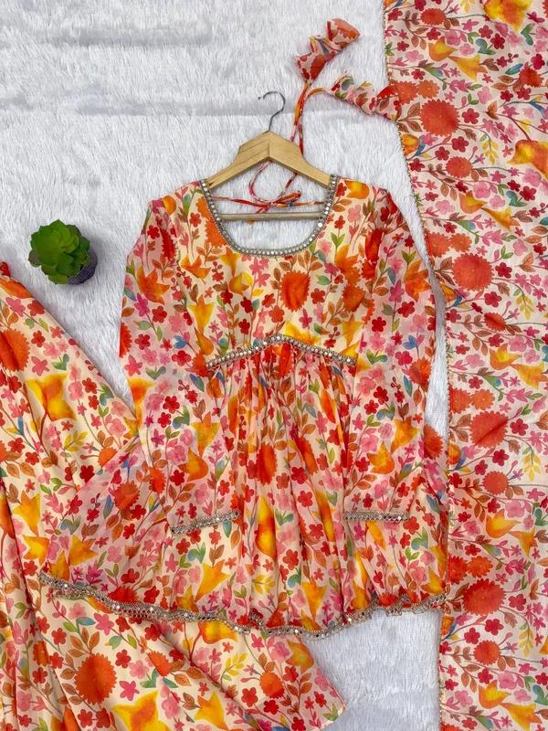 Multicolor_Premium_And_Fancy_Design_Organza_Suit_Set_For_Women