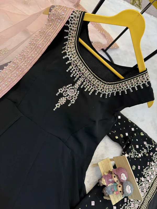 Black_Premium_And_Fancy_Design_Faux_Georgette_Suit_Set_For_Women