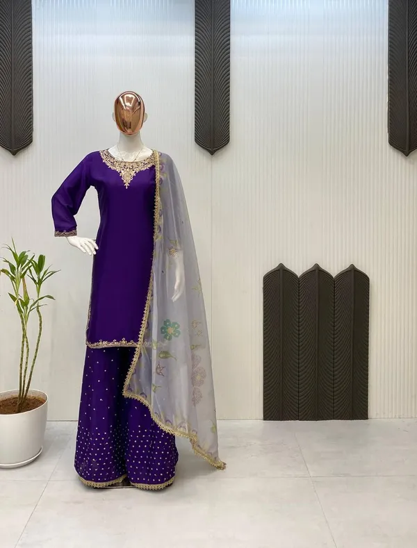 Purple_Premium_And_Fancy_Design_Printed_Organza_Suit_Set_For_Women
