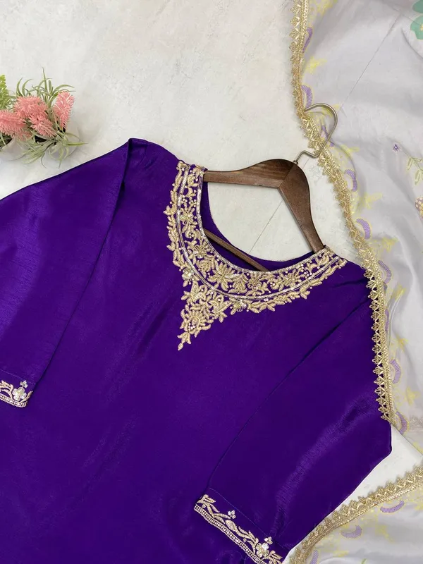 Purple_Premium_And_Fancy_Design_Printed_Organza_Suit_Set_For_Women