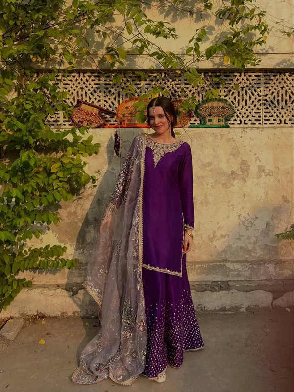 Purple_Premium_And_Fancy_Design_Printed_Organza_Suit_Set_For_Women