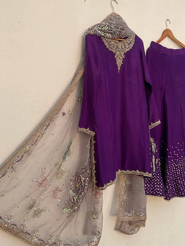 Purple_Premium_And_Fancy_Design_Printed_Organza_Suit_Set_For_Women