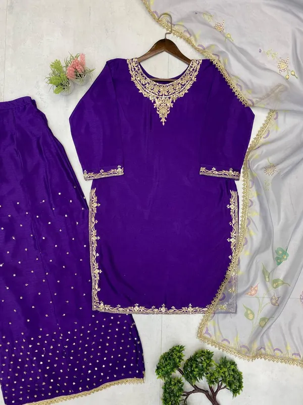 Purple_Premium_And_Fancy_Design_Printed_Organza_Suit_Set_For_Women
