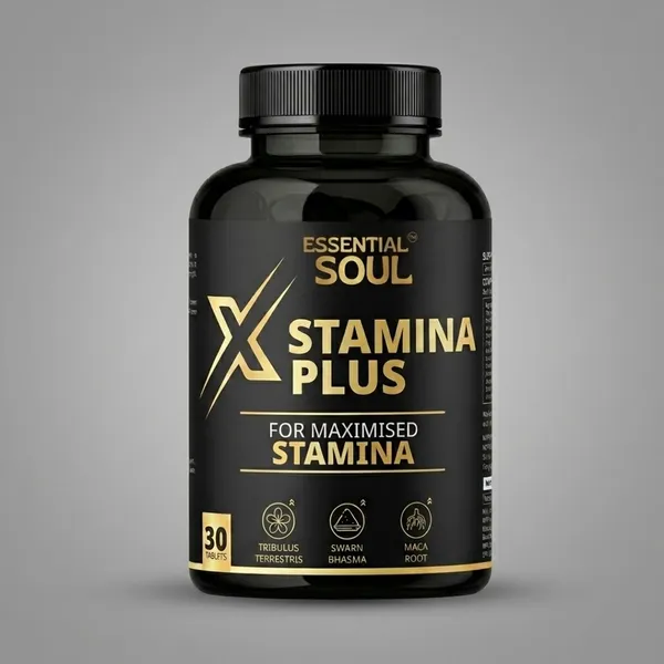 Stamina_Plus_Natural_Stamina_Booster_With_Tribulus_Terrestris,_Swarna_Bhasma_And_Maca_Root_(30_Capsules)