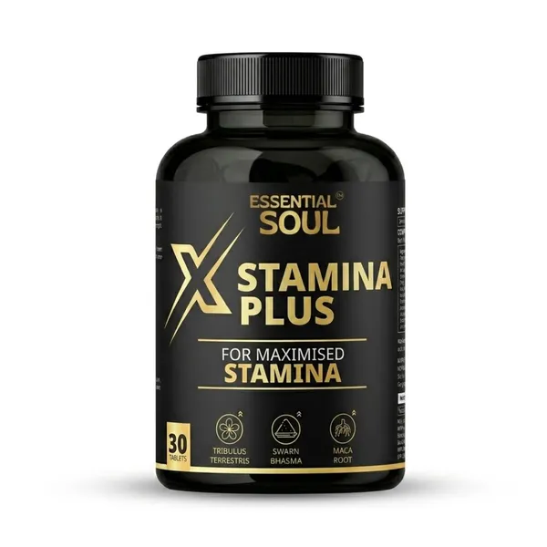 Stamina_Plus_Natural_Stamina_Booster_With_Tribulus_Terrestris,_Swarna_Bhasma_And_Maca_Root_(30_Capsules)