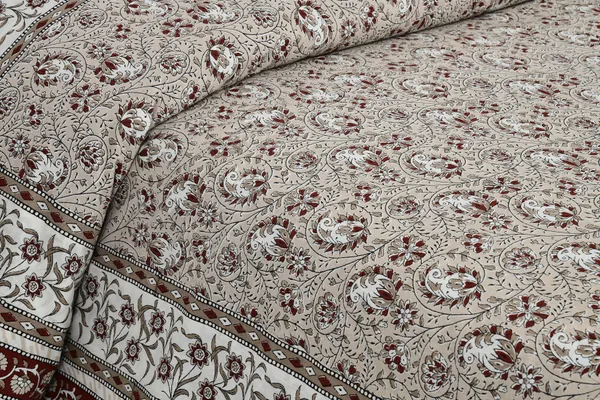 Gray__Cotton_Feel_Printed_Bedsheet_108_X_108_Inch