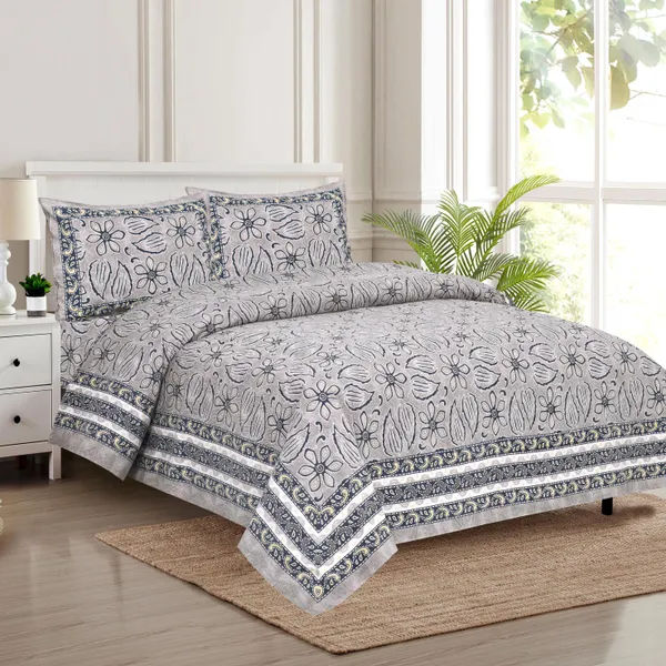 Blue_And_Gray__Cotton_Feel_Printed_Bedding_Set_100_X_108_Inch