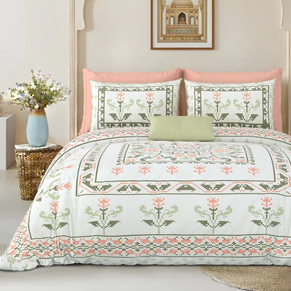 Light_And_Orange_Cotton_Feel_Floral_Embroidery_Cushion_Cover_100_X_108_Inch