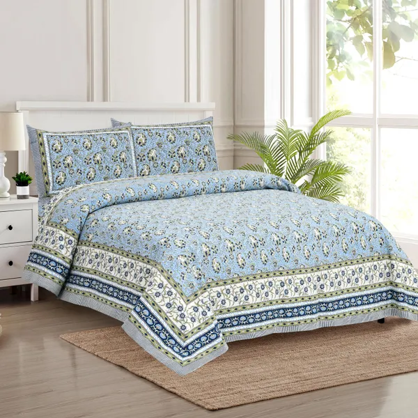 Sky_Blue_Cotton_Feel_Printed_Bedding_Set_108_X_108_Inch