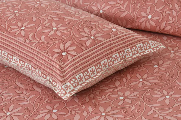 Coral_Pink__Cotton_Feel_Printed_Bedsheet_100_X_108_Inch