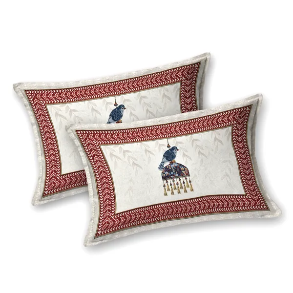 Blue_And_Red_Cotton_Feel_Floral_Printed_Bedding_Set_100_X_108_Inch