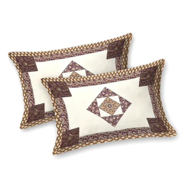 Red_And_Green__Cotton_Feel_Geometric_Print_Bedding_Set_95_X_108_Inch