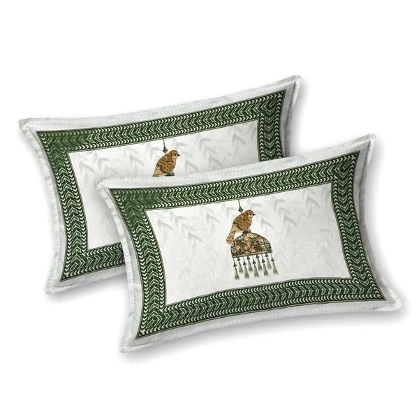 Green_And_Mustard__Cotton_Feel_Printed_Bedding_Set_100_X_108_Inch