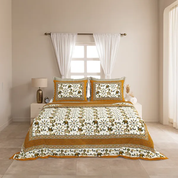 Mustard_And_Yellow_Cotton_Feel_Printed_Bedding_Set_100_X_108_Inch