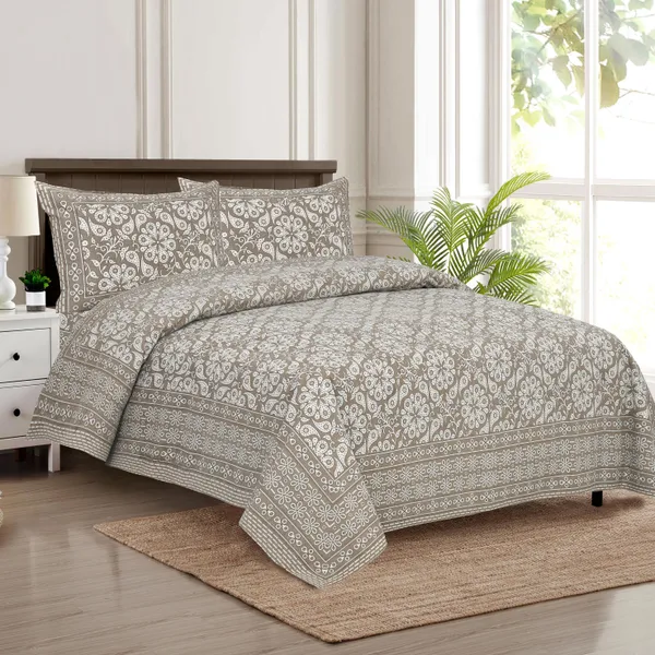 Brown_Cotton_Feel_Printed_Bedsheet_100_X_108_Inch