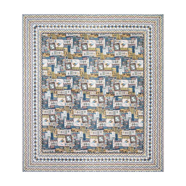 Blue_And_Gray__Cotton_Feel_Printed_Pillow_Cover_100_X_108_Inch