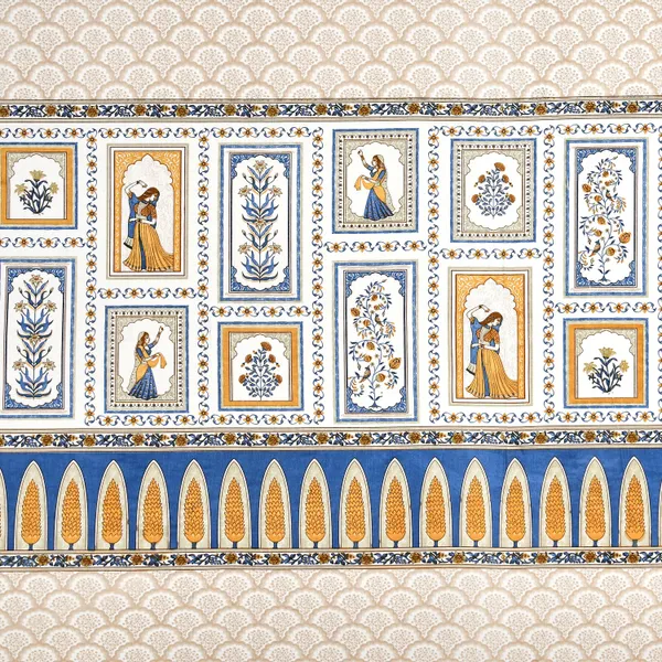 Blue_Cotton_Feel_Printed_Bedding_Set_100_X_108_Inch