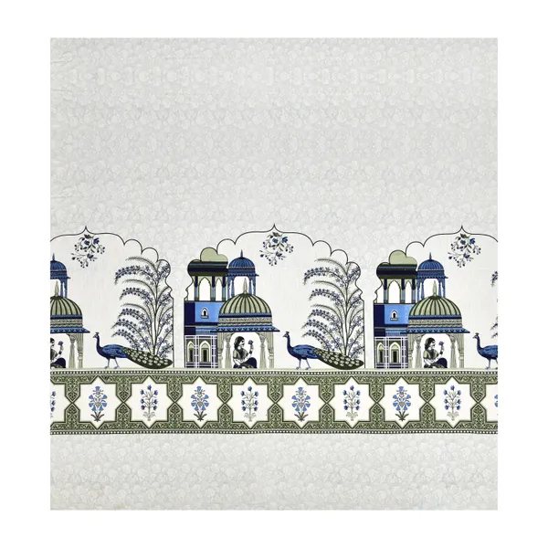 Blue_And_Green_Cotton_Feel_Printed_Bedding_Set_100_X_108_Inch