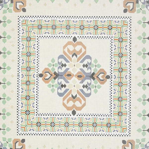 Light_Green__Cotton_Feel_Geometric_Print_Pillow_Cover_100_X_108_Inch