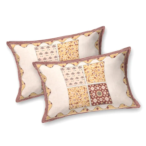 Orange_And_Green_Cotton_Feel_Printed_Pillow_Cover_95_X_108_Inch