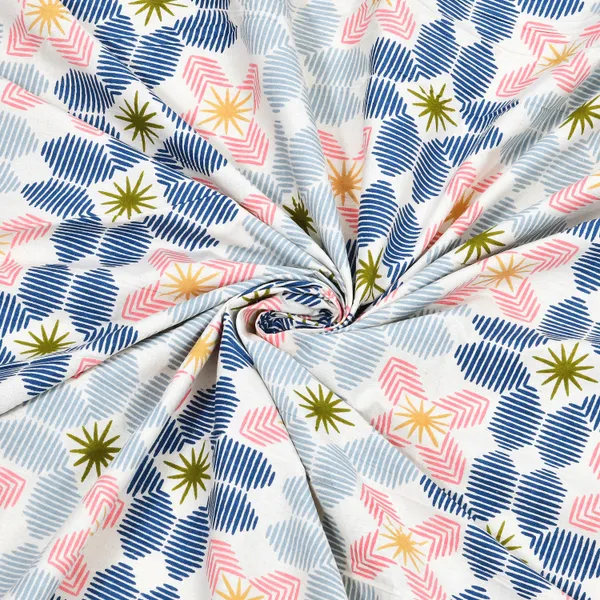 Blue_Cotton_Feel_Floral_Printed_Pillow_Cover_100_X_108_Inch