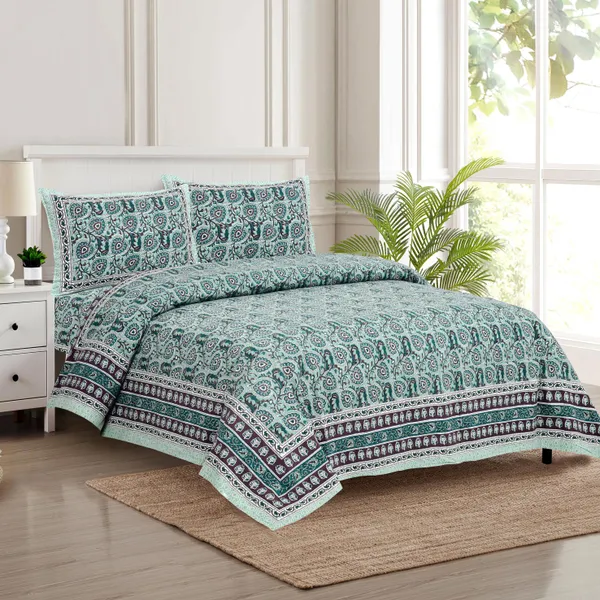 Blue_Cotton_Feel_Printed_Bedding_Set_108_X_108_Inch