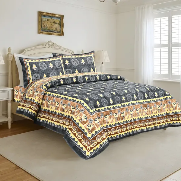 Blue_Cotton_Feel_Printed_Bedding_Set_108_X_108_Inch