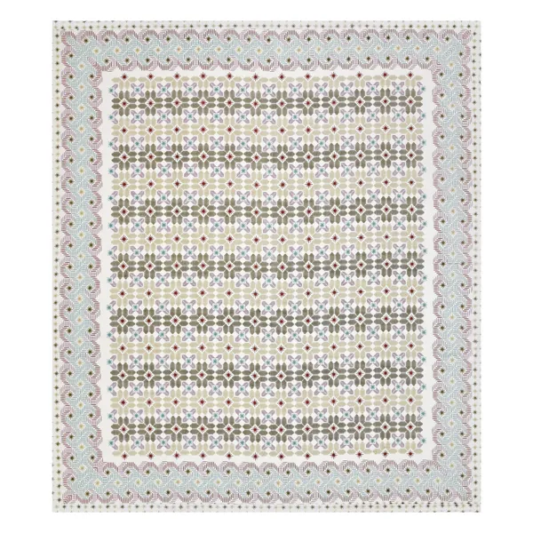 Maroon_Cotton_Feel_Geometric_Print_Bedding_Set_100_X_108_Inch