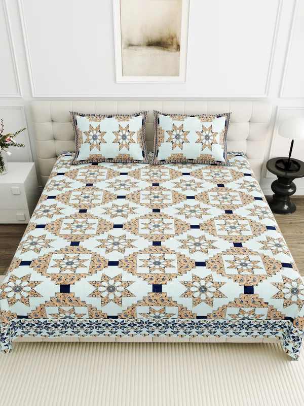 Sky_Blue_Cotton_Feel_Patchwork_Bedding_Set_95_X_108_Inch