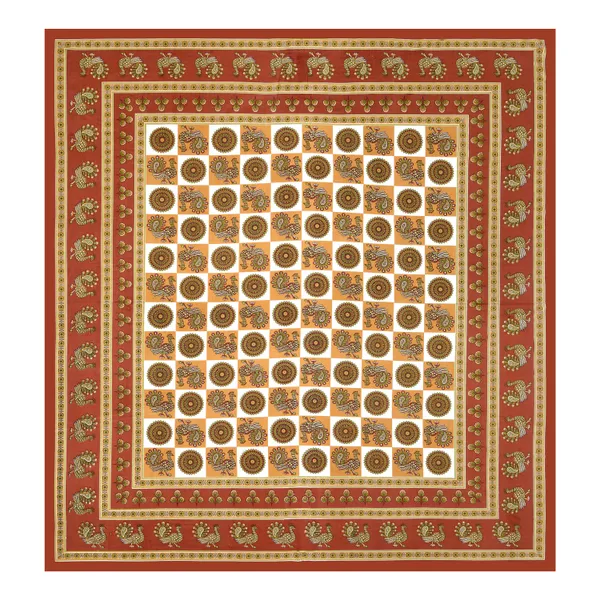 Red__Cotton_Feel_Printed_Bedding_Set_100_X_108_Inch
