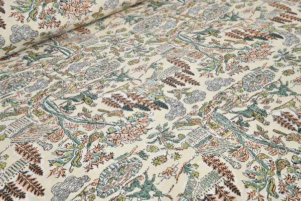 Green_Cotton_Feel_Printed_Bedsheet_100_X_108_Inch