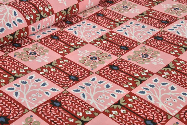 Pink__Cotton_Feel_Geometric_Print_Bedding_Set_108_X_108_Inch