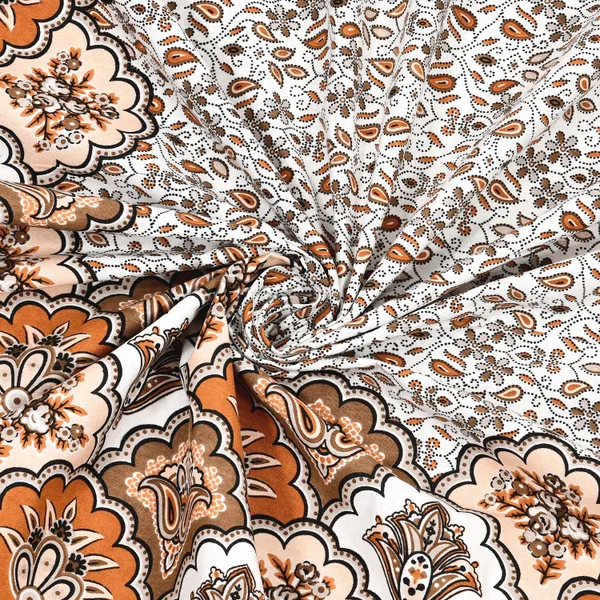 Orange_Cotton_Feel_Printed_Bedding_Set_108_X_108_Inch