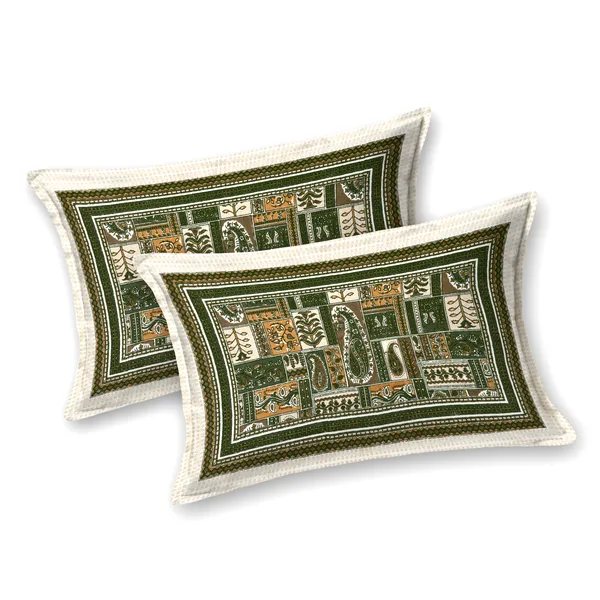 Green_Cotton_Feel_Printed_Bedding_Set_100_X_108_Inch