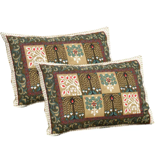 Multicolour_Cotton_Feel_Patchwork_Bedding_Set_108_X_108_Inch