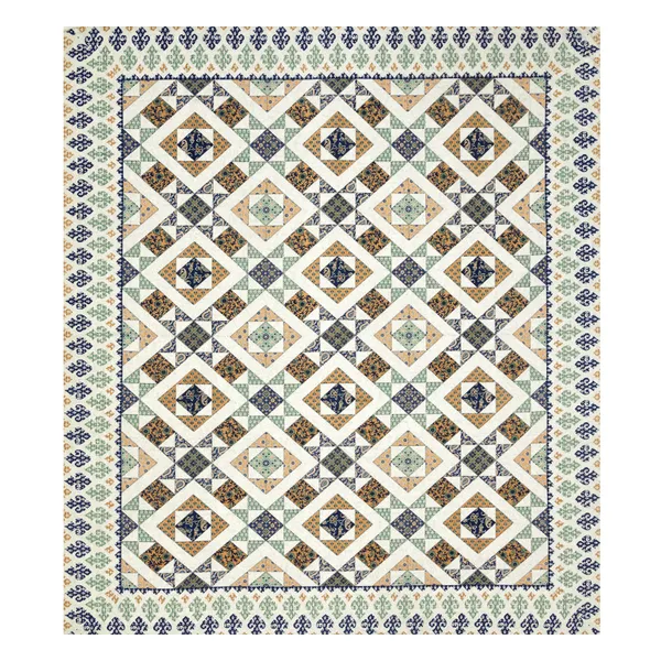 Green_Cotton_Feel_Printed_Bedding_Set_95_X_108_Inch
