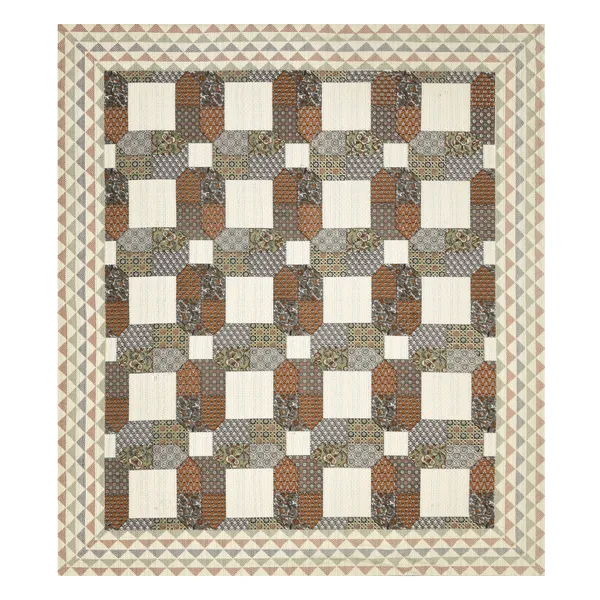 Orange_And_Green_Cotton_Feel_Patchwork_Bedding_Set_95_X_108_Inch