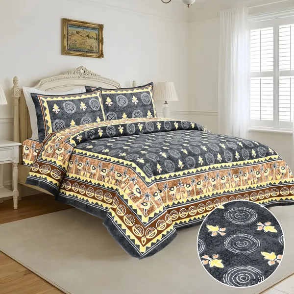 Blue_Cotton_Feel_Printed_Bedding_Set_108_X_108_Inch