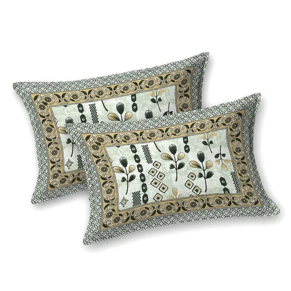 Green_And_Yellow_Cotton_Feel_Geometric_Print_Bedding_Set_108_X_108_Inch