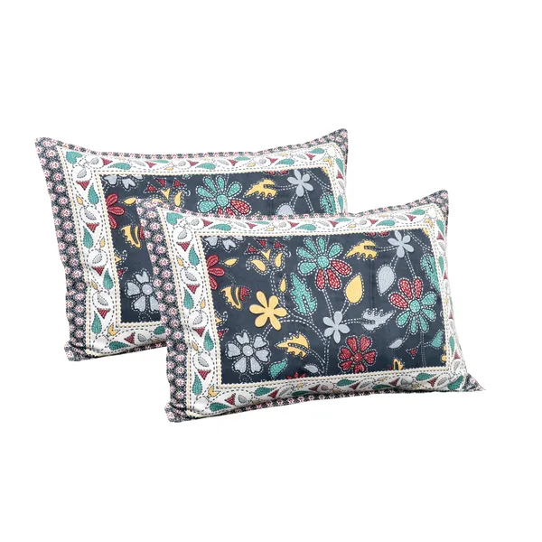 Blue_Cotton_Feel_Floral_Embroidery_Pillow_Cover_100_X_108_Inch