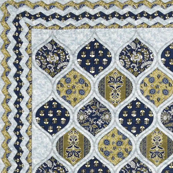 Blue_Cotton_Feel_Geometric_Print_Bedding_Set_95_X_108_Inch