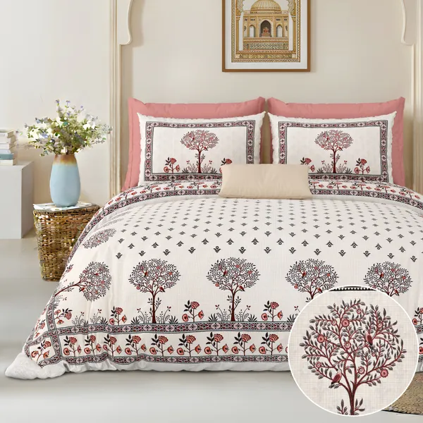 Multicolour_Cotton_Feel_Printed_Bedsheet_108_X_108_Inch